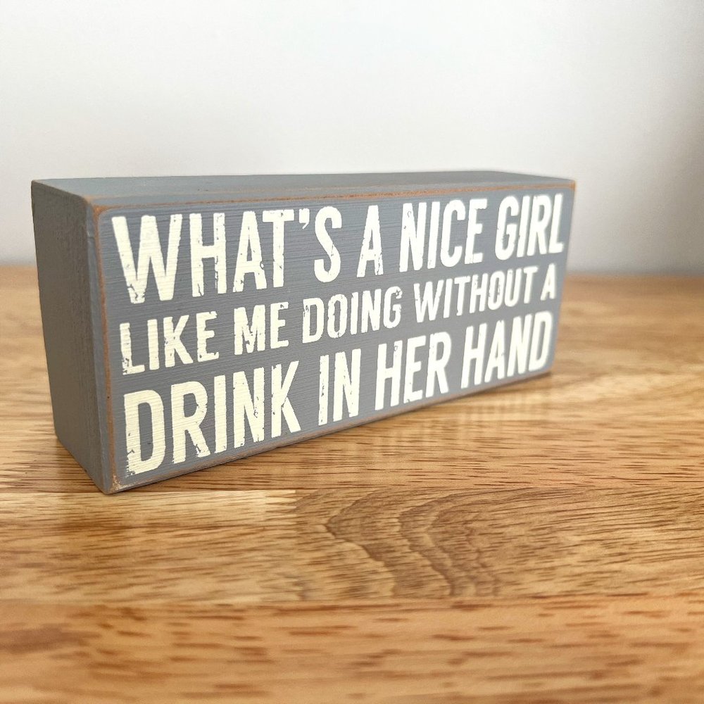Funny block‎ sign